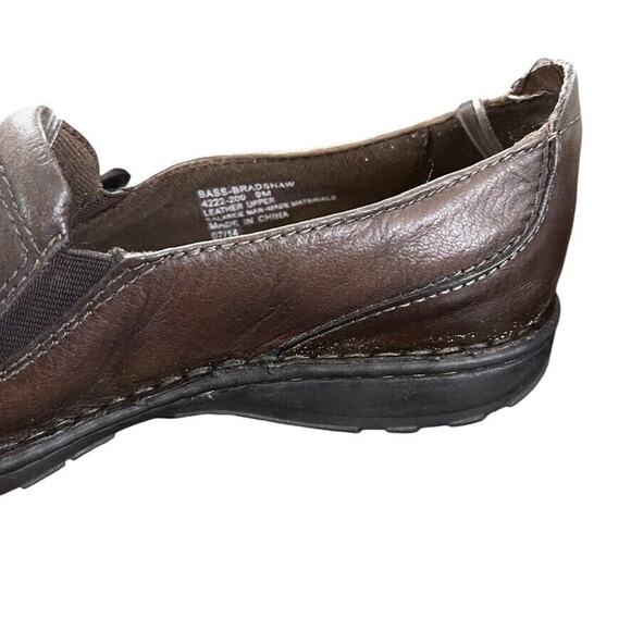 GH Bass & Co Womens Bradshaw Leather Brown Slip On Loafers Flats Comfort Shoes 9 - Picture 4 of 16